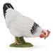 Papo picoteando Animals, craquelure, Color Figura de gallina Blanca Picante, la Vida en la Granja, Multicolor, 6,5 x 2,5 x 4,9 cm (51160