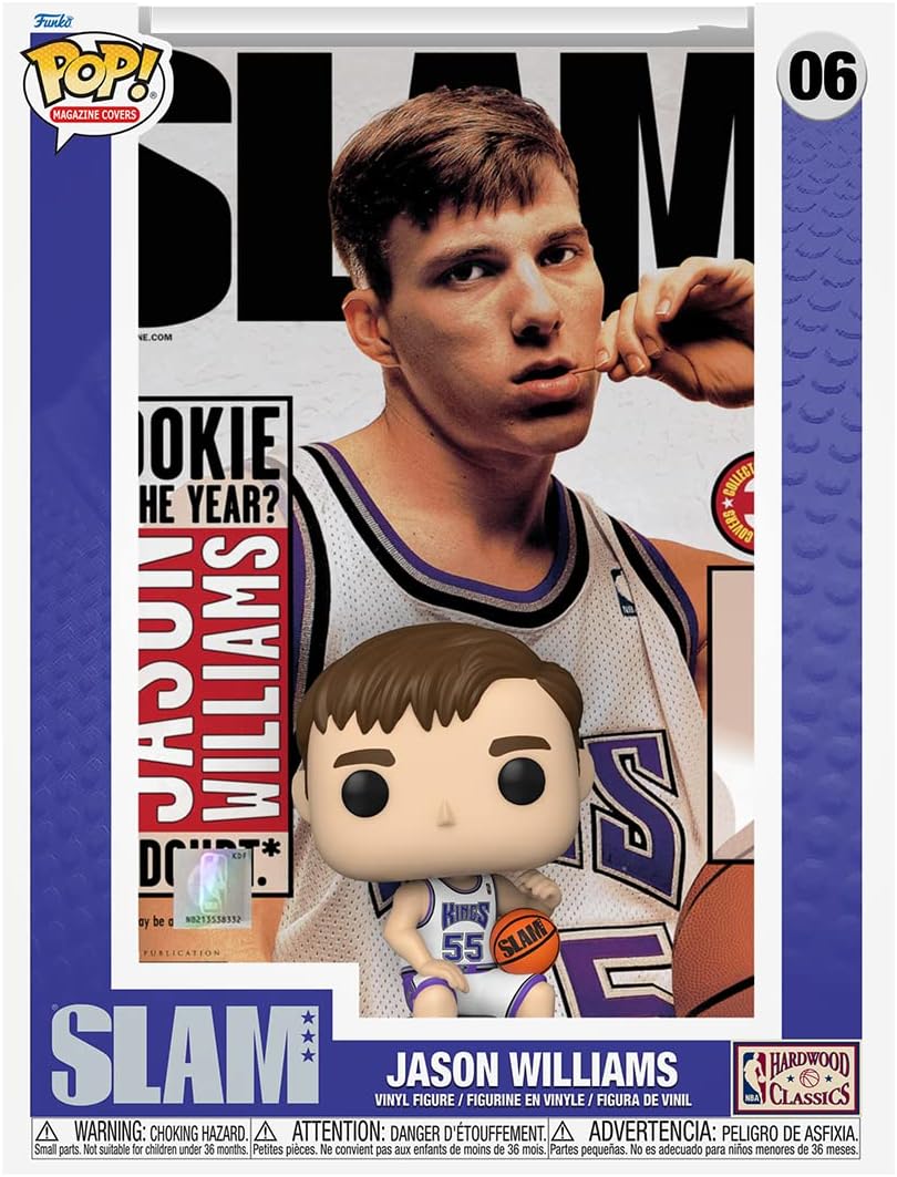 Funko POP! NBA Cover: SLAM - Jason Williams - Collectable Vinyl Figure - Gift Idea - Official Merchandise - Toys for Kids & Adults - Model Figure for Collectors and Display