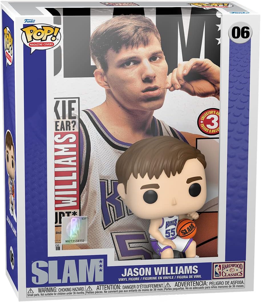 Funko POP! NBA Cover: SLAM - Jason Williams - Collectable Vinyl Figure - Gift Idea - Official Merchandise - Toys for Kids & Adults - Model Figure for Collectors and Display