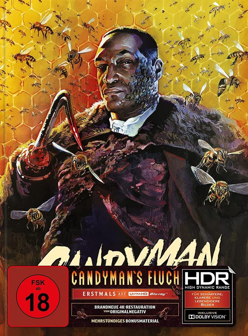 Candyman - Limitiertes Mediabook Cover A - Timo Wuerz Artwork (4K Ultra HD)