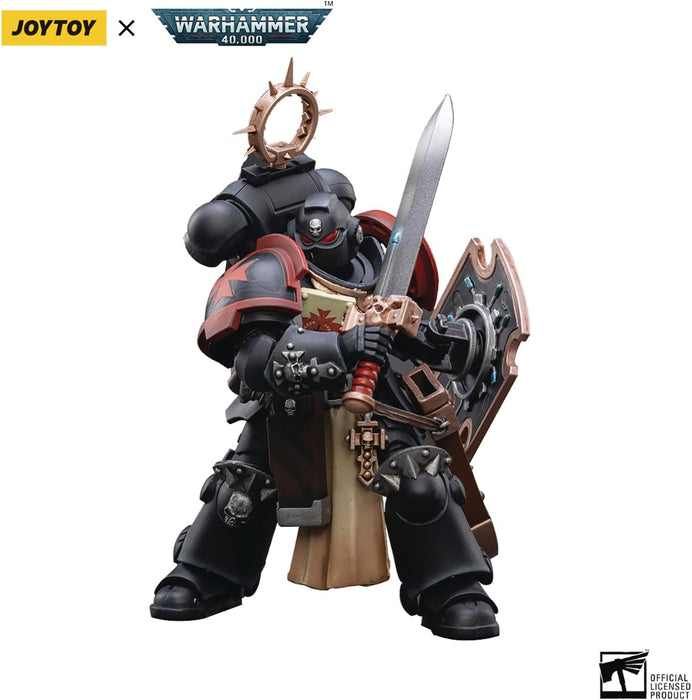 JOYTOY Warhammer 40K Action Figure 1/18 Scale Black Templars Bladeguard Veteran