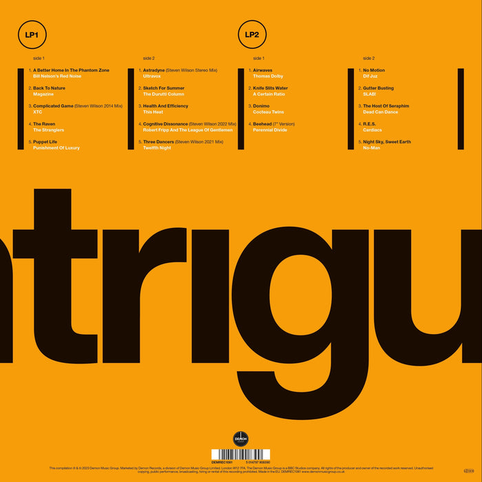 Steven Wilson Presents Intrigue: Progressive Sounds in UK Alternative Music 1979-89