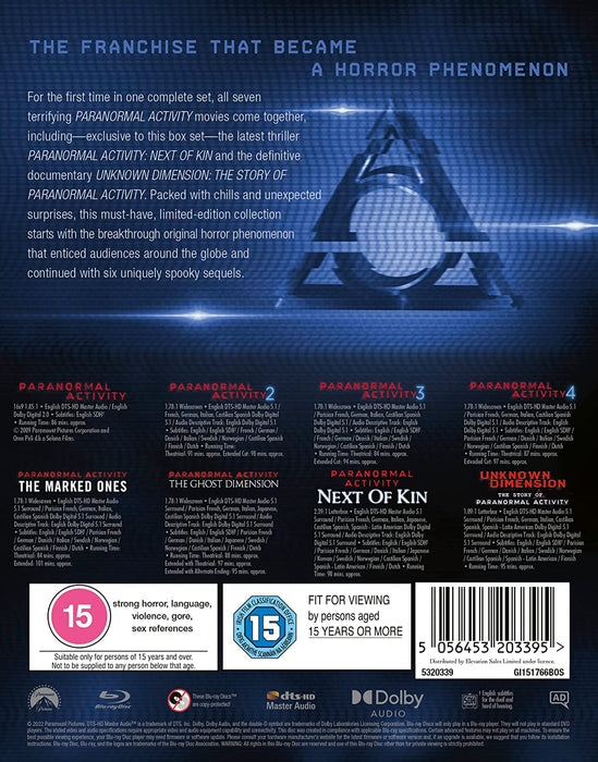 Paranormal Activity Ultimate Chills Collection Limited Edition