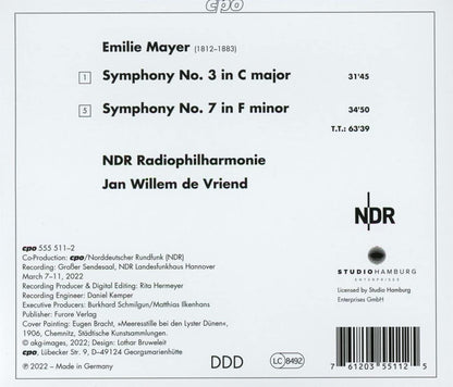 Emilie Mayer: Symphonies 3 & 7