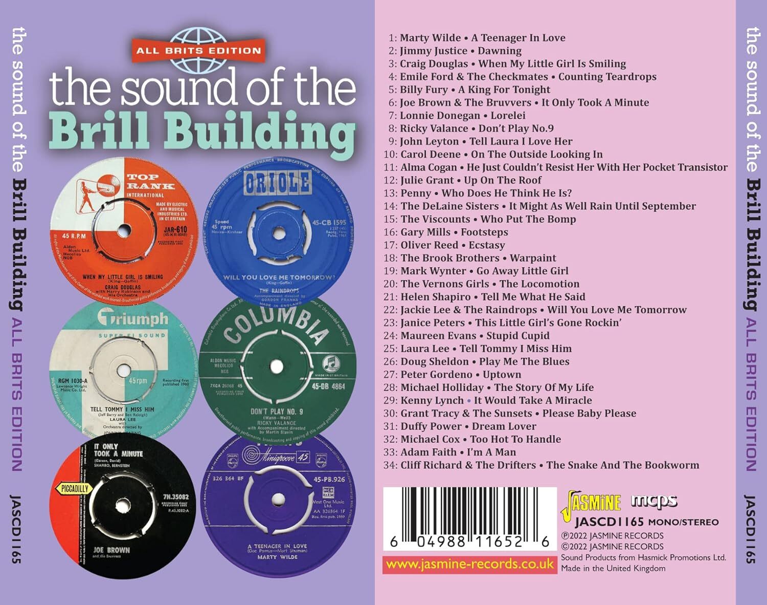 The Sound of the Brill Building: All Brits Edition