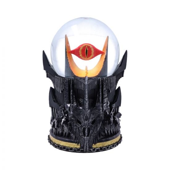 Nemesis Now Officially Licensed Lord of The Rings Sauron Snow Globe, Grey, 18cm