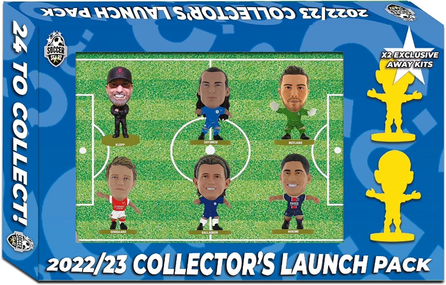 SoccerStarz - 8 Figure Launch Pack (BLUE Pack) 2022/23 Version
