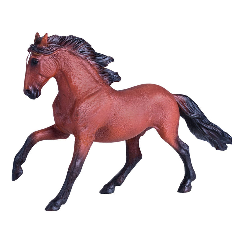 MOJO Farmland Lusitano Brown Toy Figure, 3 Years and Above, Brown/Black (381002)