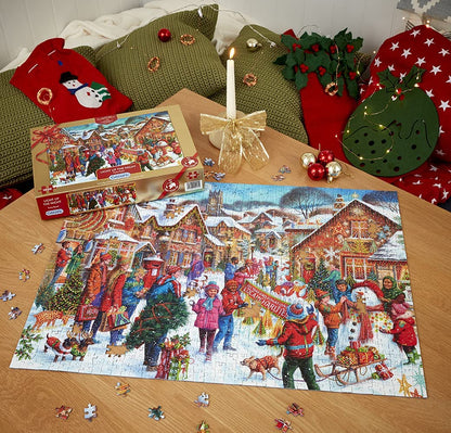 Light Up The Night 1000 Piece Jigsaw Puzzle | Christmas Jigsaw Puzzle | Sustainable Puzzle for Adults | Great Gift for Adults | Gibsons Games