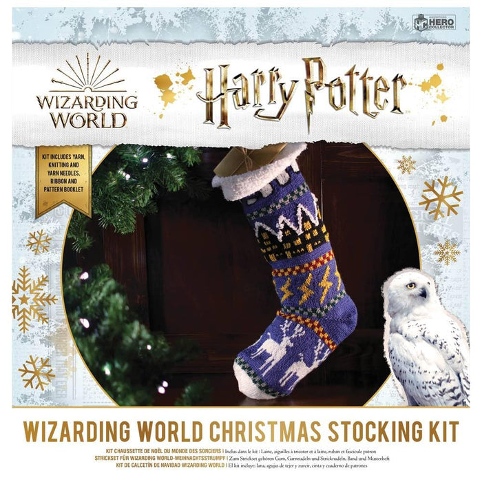 Wizarding World - Hogwarts Christmas Stocking Kit - Harry Potter Wizarding World Knitting Kits by Eaglemoss Collections