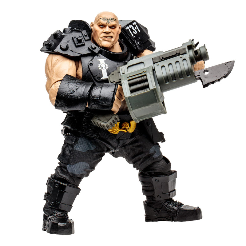 McFarlane Toys, Warhammer 40000 Darktide Ogryn Mega Action Figure with 22 Moving Parts, Multicolour Collectible Warhammer Figure with collectors stand base – Ages 12+ Ogryn - Painted