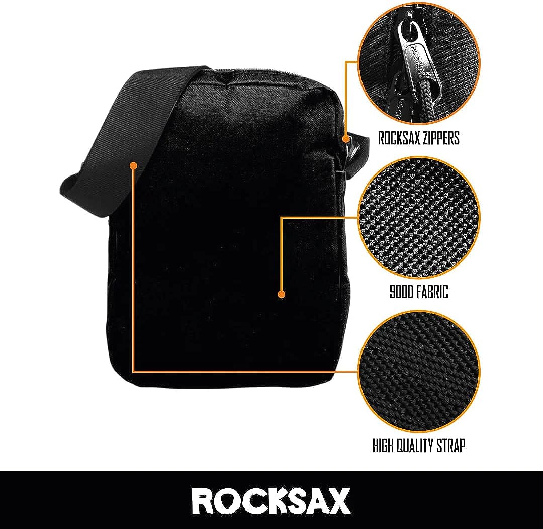 Rocksax Unisex Crossbody Bag Cosmetic Bag (pack of 1) S Custom