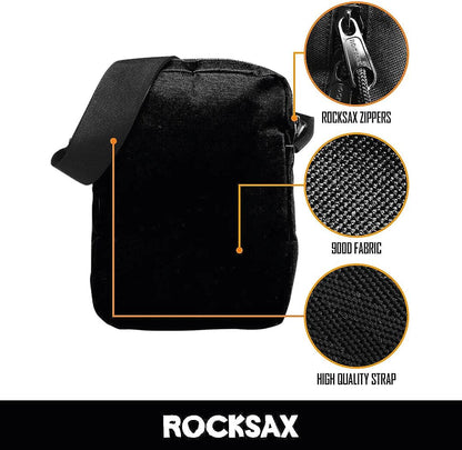 Rocksax Unisex Crossbody Bag Cosmetic Bag (pack of 1) S Custom