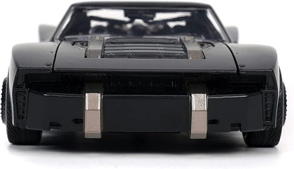 Jada Toys The Batman - Batmóvil coche metal, escala 1:24, con figura de metal, coleccionismo, color negro (253215010)