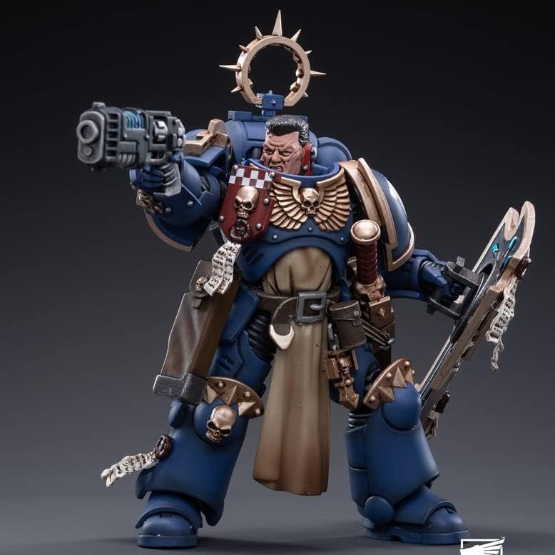 JOYTOY Warhammer 40K Action Figure 1/18 Scale Ultramarines Bladeguard Veteran Brother Sergeant Proximo
