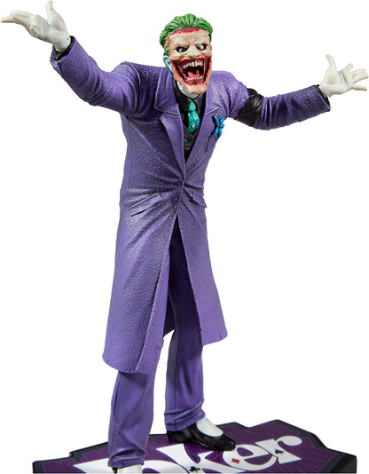McFarlane Toys The Joker Purple Craze: The Joker by Greg Capullo 1:10 Resin Statue, Multicolored (30207)