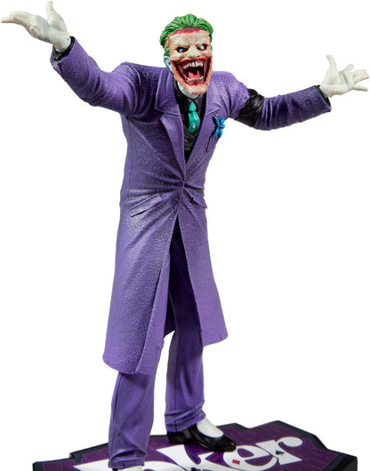 McFarlane Toys The Joker Purple Craze: The Joker by Greg Capullo 1:10 Resin Statue, Multicolored (30207)