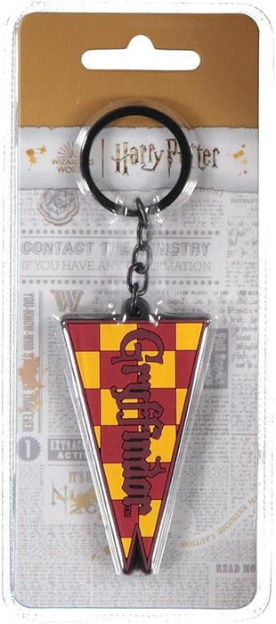 HARRY POTTER - Harry Potter Wizards Unite Gryffindor House Rubber Keychain, Red/Yellow (Ke228150Hpt)
