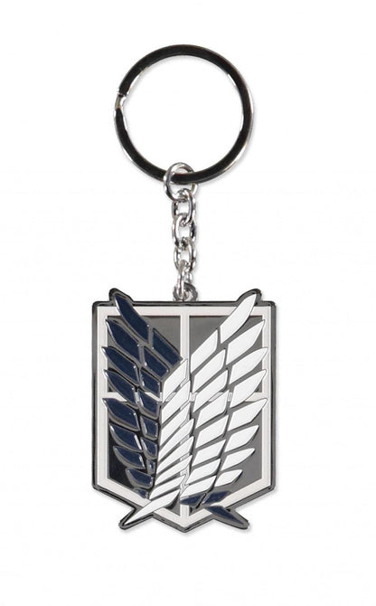 Attack On Titan Survey Corps Emblem Metal Keychain, Multi-Colour (Ke808631Att)