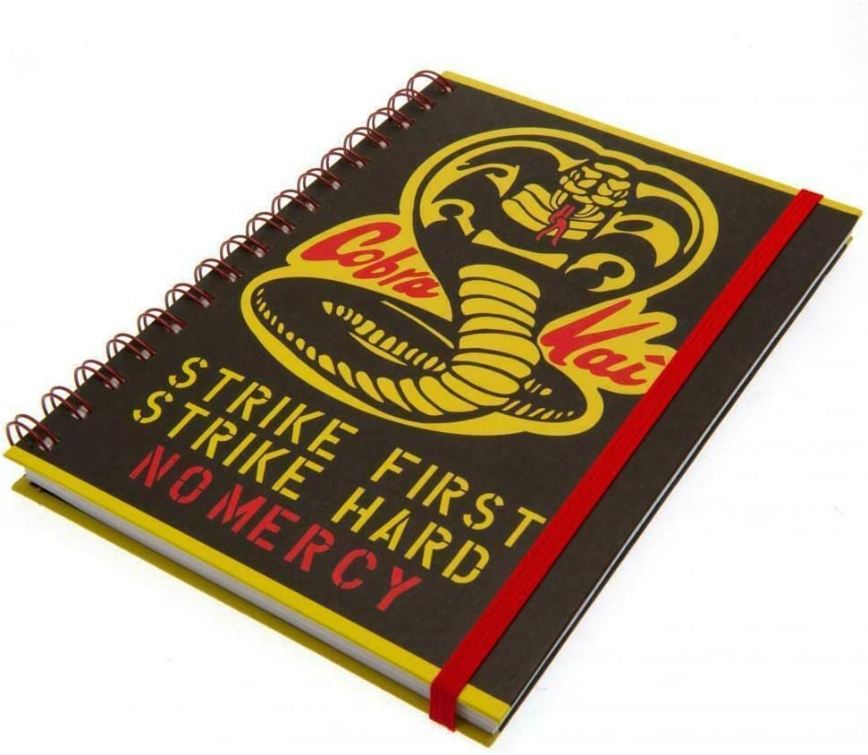 Pyramid International Cobra Kai No Mercy A5 Wiro Hardback Journal Notebook Note Pad, Multi