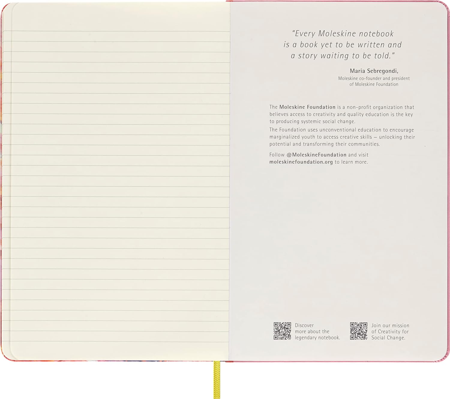 Moleskine - Limited Edition Year of the Rabbit Notebook, Ruled Layout and Fabric Hard Cover Journal, Size Large 13 x 21 cm, 176 Pages Large Angel Chen Notebook