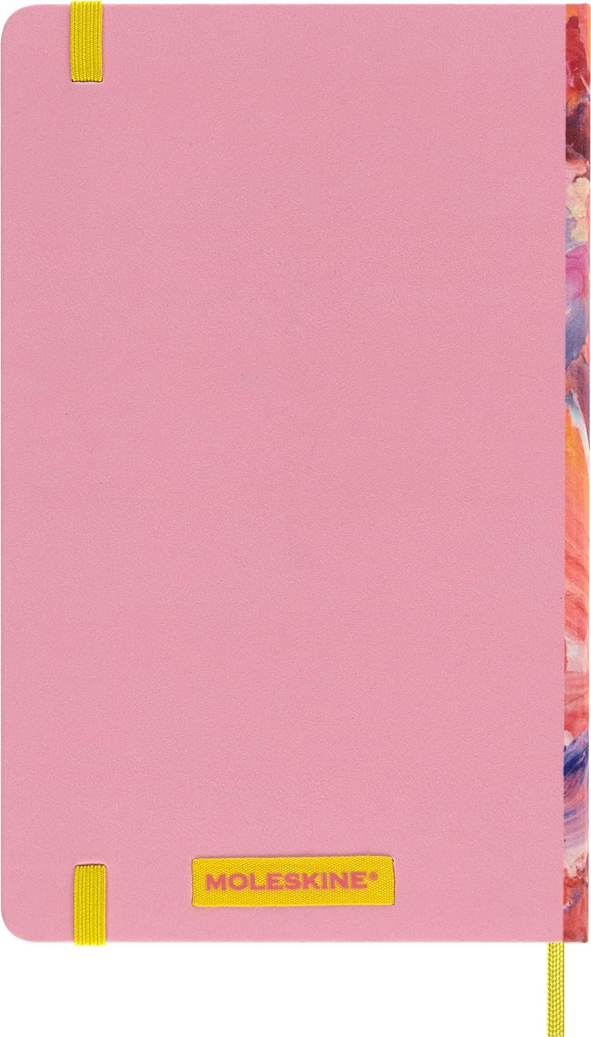 Moleskine - Limited Edition Year of the Rabbit Notebook, Ruled Layout and Fabric Hard Cover Journal, Size Large 13 x 21 cm, 176 Pages Large Angel Chen Notebook