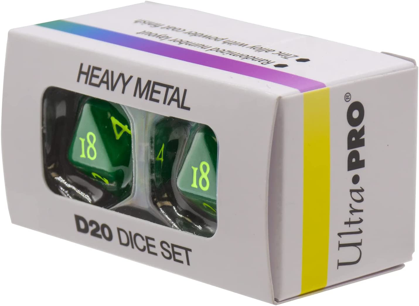 Ultra PRO - Vivid D20 Dice 2ct. Perfect for MTG Game, DND, and RPG Games