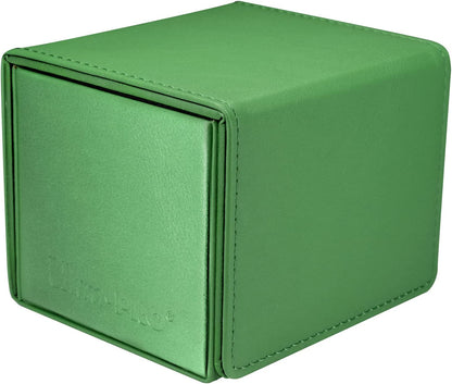Ultra PRO - Vivid Alcove Edge Deck Box (Green) - Stores & Protects Up To 100 Standard Size Collectible Cards, Baseball Cards, Gaming Cards, Sports Cards or Any Standard Size Cards In Your Collection