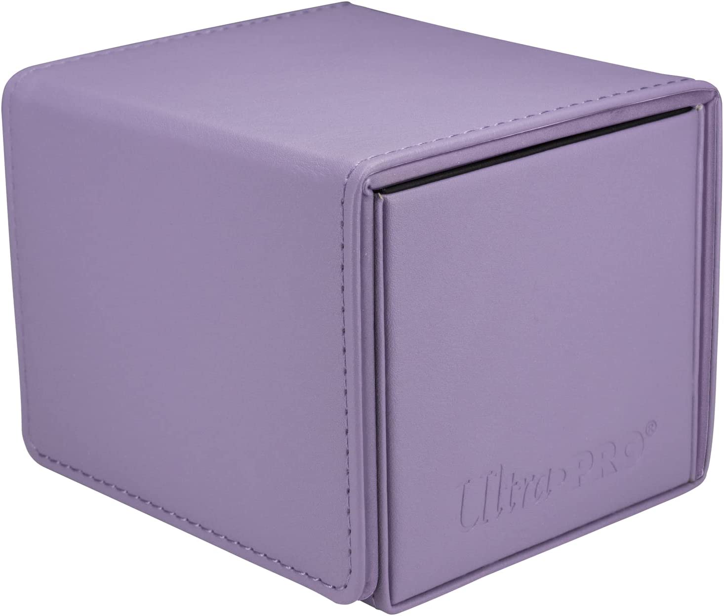 Ultra PRO - Vivid Alcove Edge Deck Box (Purple) - Stores & Protects Up To 100 Standard Size Collectible Cards, Baseball Cards, Gaming Cards, Sports Cards or Any Standard Size Cards In Your Collection