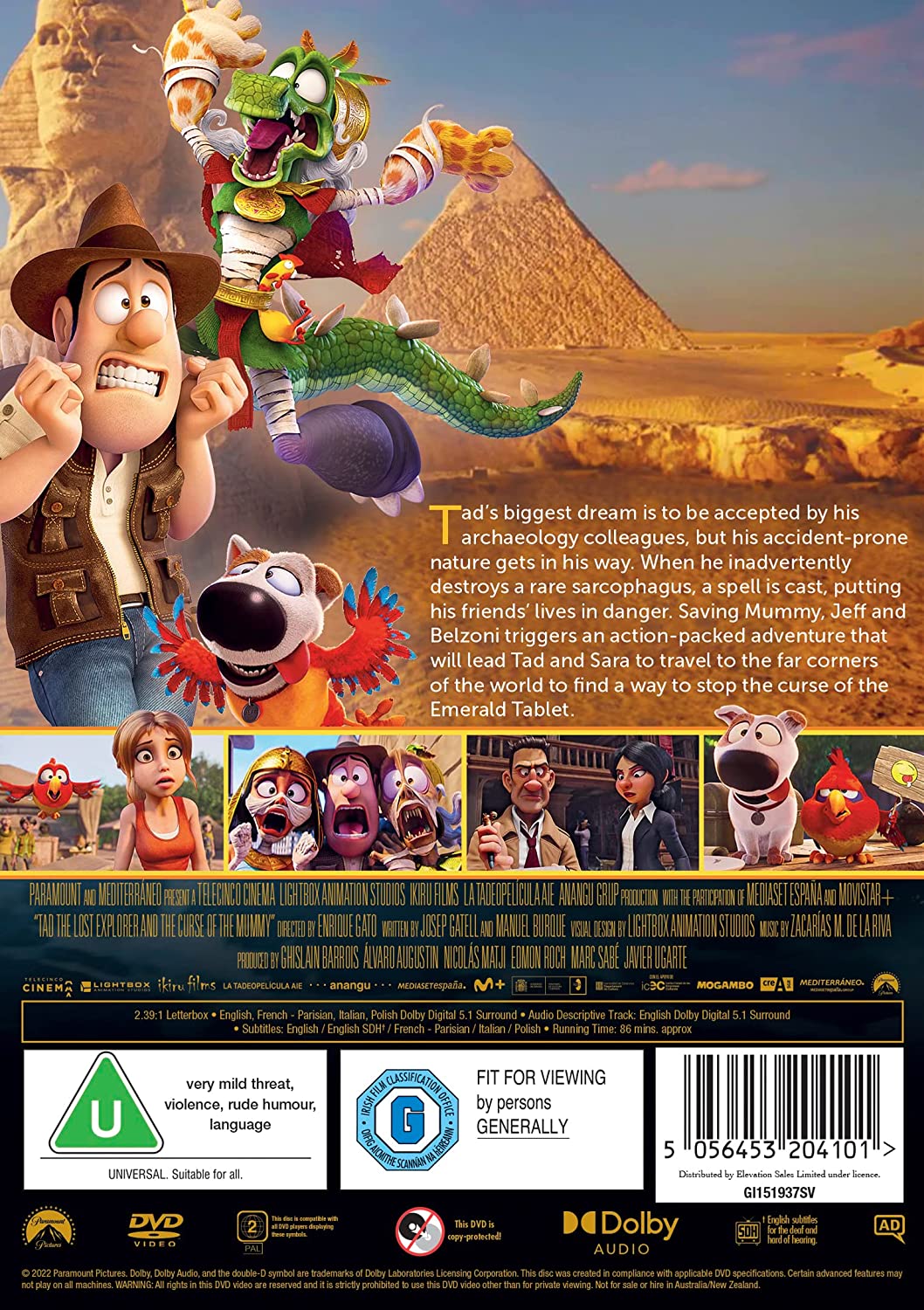 Tad the Lost Explorer and the Curse of the Mummy