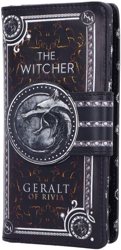 Nemesis Now Officially Licensed The Witcher Embossed Purse, Black, 18.5cm