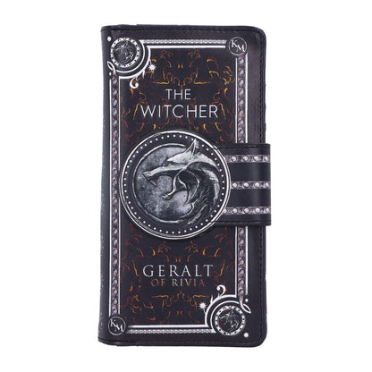Nemesis Now Officially Licensed The Witcher Embossed Purse, Black, 18.5cm