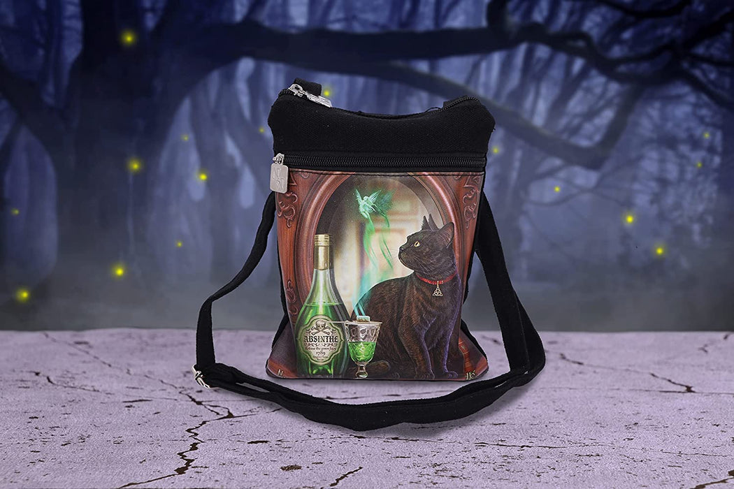 Nemesis Now Lisa Parker Absinthe Shoulder Bag, Black, 23cm