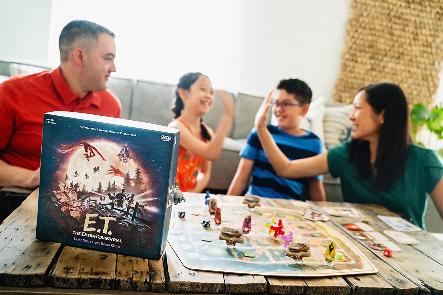 Funko Signature Games: E.T. Light Years from Home Cooperative Strategy Board Game For Children And Adults (Ages 10+) Ideal for 2 - 4 Players With a 30 Minute Game Time For Family Fun - Funko 62998