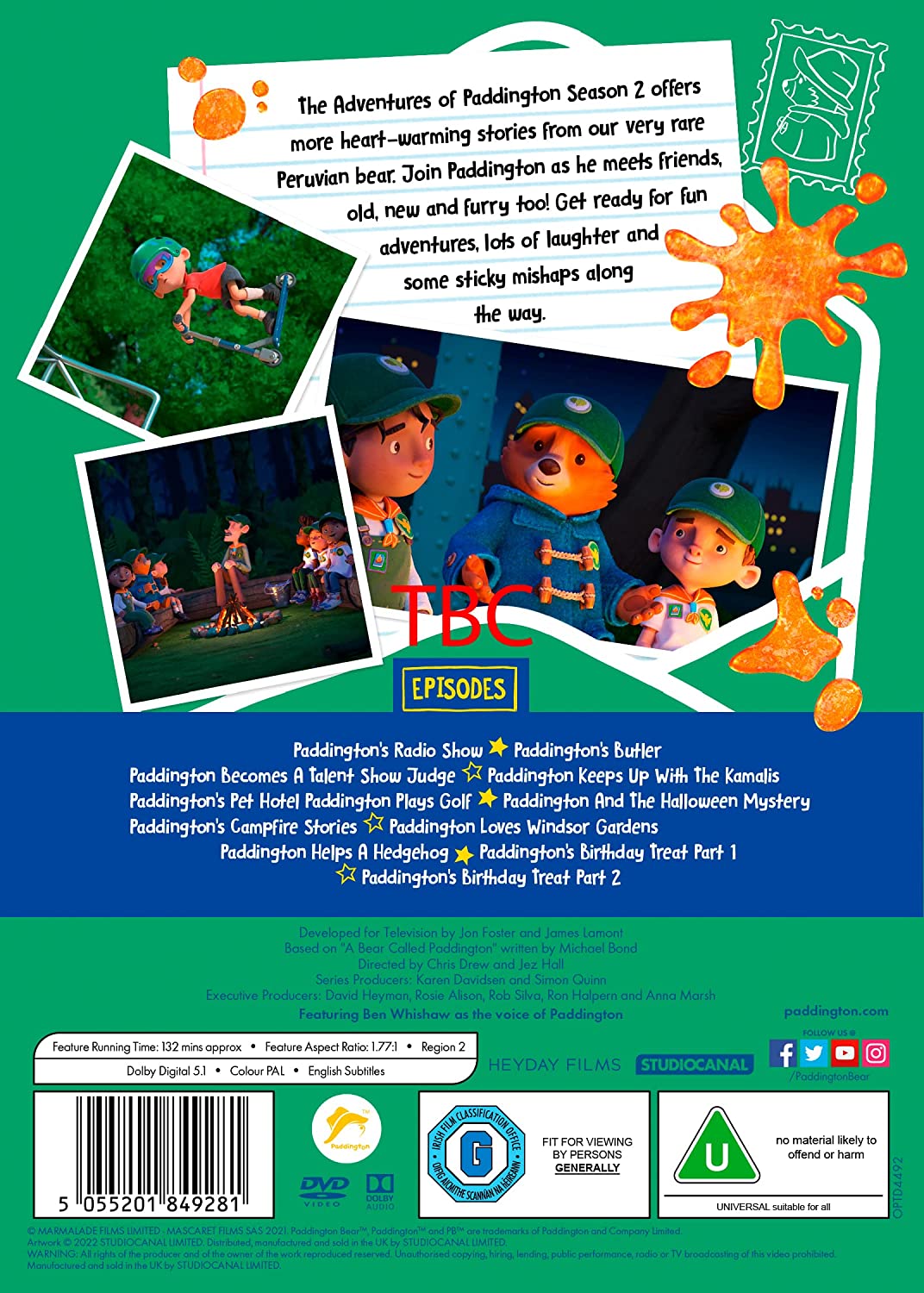 The Adventures Of Paddington: Paddington's Campfire Stories & Other Episodes 2.4