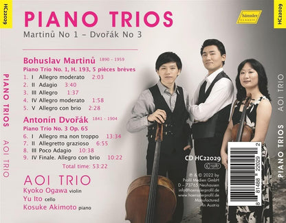 Piano Trios: Martinu No. 1/Dvorák No. 3