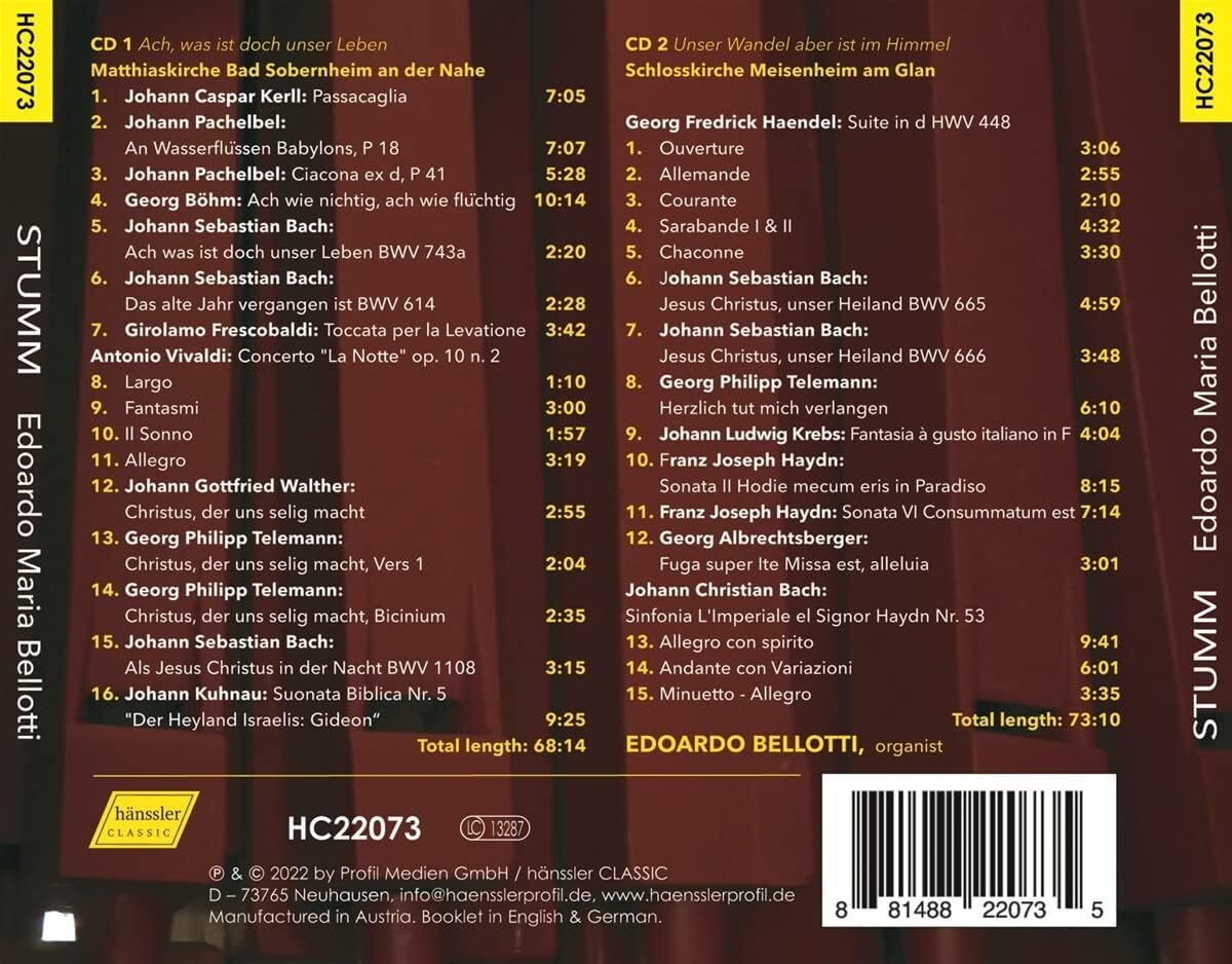 Stumm: Organ Works