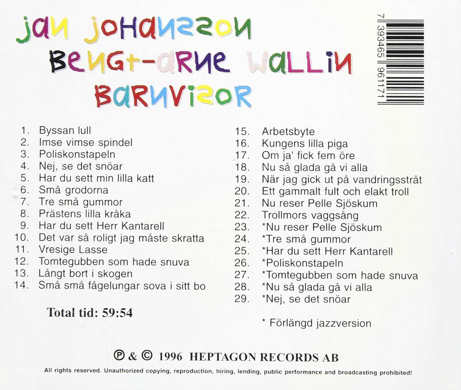 Barnvisor