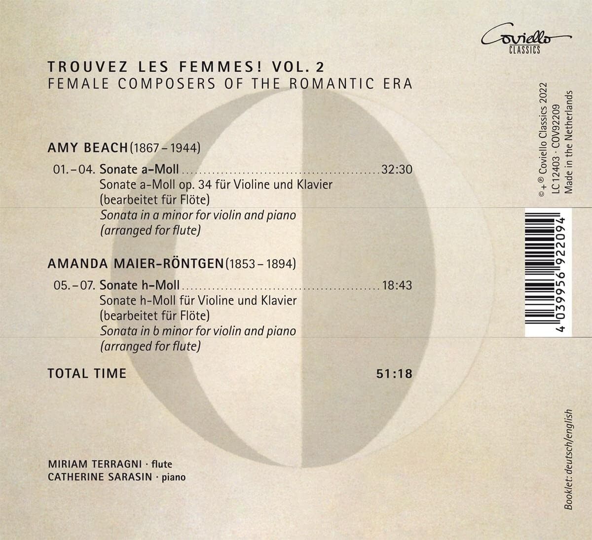 Trouvez les Femmes! Vol. 2 - Komponistinnen der Romantik