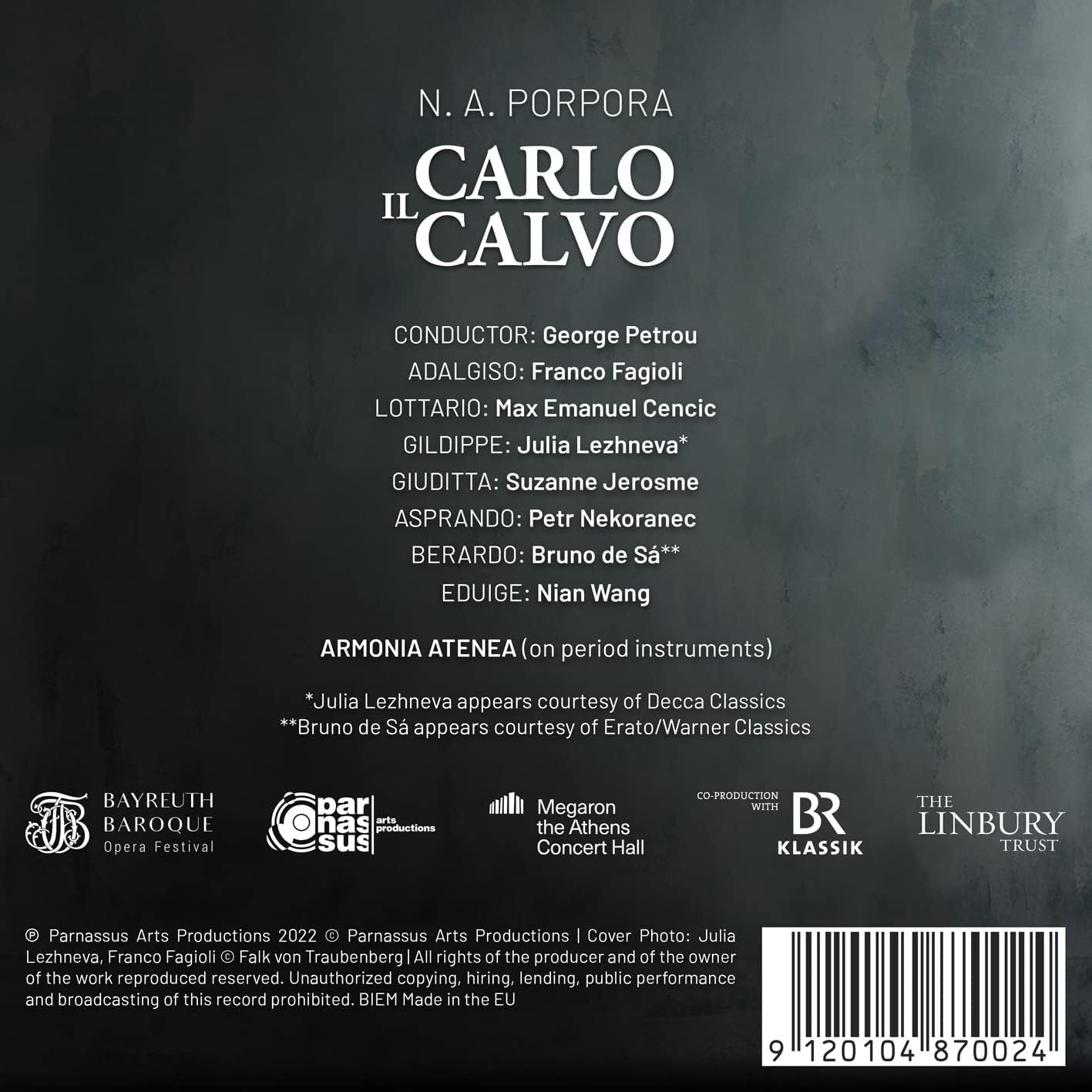 Nicola Antonio Porpora: Carlo il Calvo