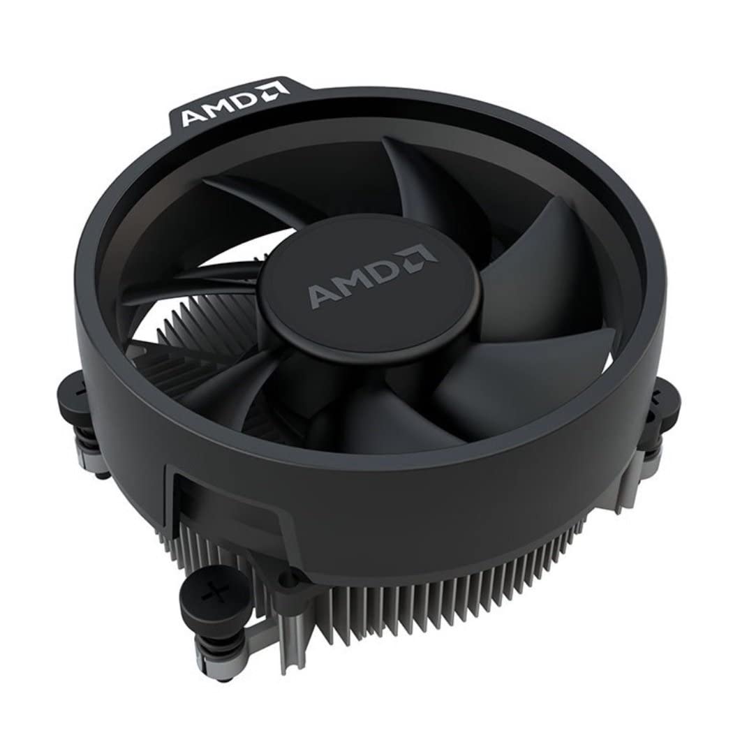 AMD Wraith Stealth Socket AM4 4-Pin Connector CPU Cooler with Aluminum Heatsink & 3.93-Inch Fan (Slim)