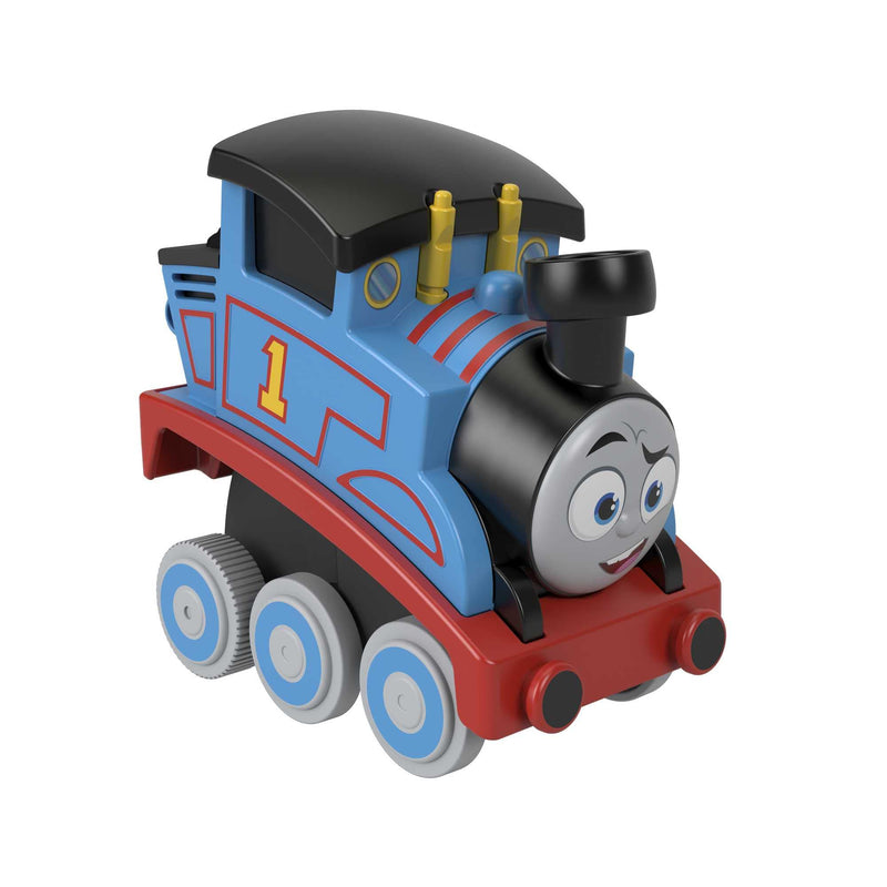 Fisher-Price Thomas & Friends Press n' Go Stunt Train Engine Thomas racing toy vehicle for toddlers and preschool kids ages 2+