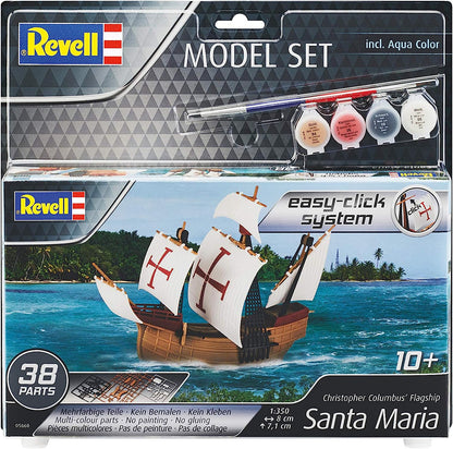 Revell 65660 Santa Maria (Easy-Click) Model Set Kit, Multicoloured, 1/350