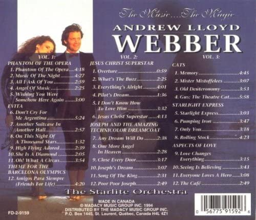 Music of Andrew Lloyd Webber