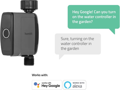 `Hombli - Smart Outdoor Water Controller, Black`