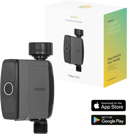 `Hombli - Smart Outdoor Water Controller, Black`