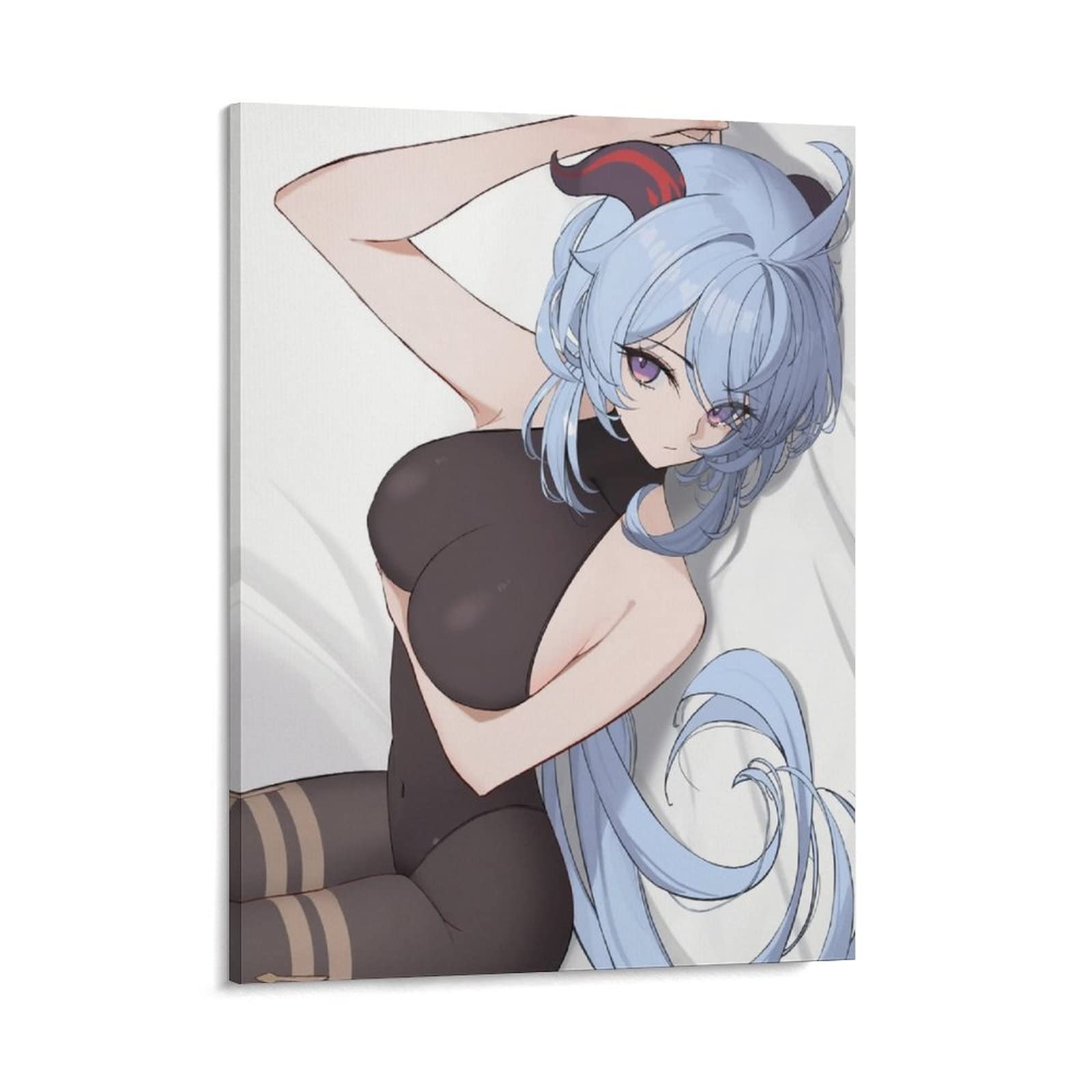 Genshin Sweet and Rainy Painting Dekorative Malerei Kunsttafel Innen Leinwand Sonstige Waren Stilvolle Anime Leinwand Malerei HD Poster Innendekoration Home Decor Wall Decor Stil 1 16x20inch(40x50cm)