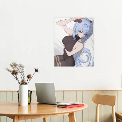 Genshin Sweet and Rainy Painting Dekorative Malerei Kunsttafel Innen Leinwand Sonstige Waren Stilvolle Anime Leinwand Malerei HD Poster Innendekoration Home Decor Wall Decor Stil 1 16x20inch(40x50cm)