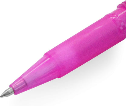 uni-ball TSI UF-222-07 Erasable Gel Ink Rollerball Pen - 0.7mm Nib - Pink - Pack of 12