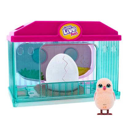 Little Live Pets; Surprise Chick Hatching House; Cute Interactive Collectible Toy Chick Chirps & Taps; Hatches Out Of Egg & Hops About